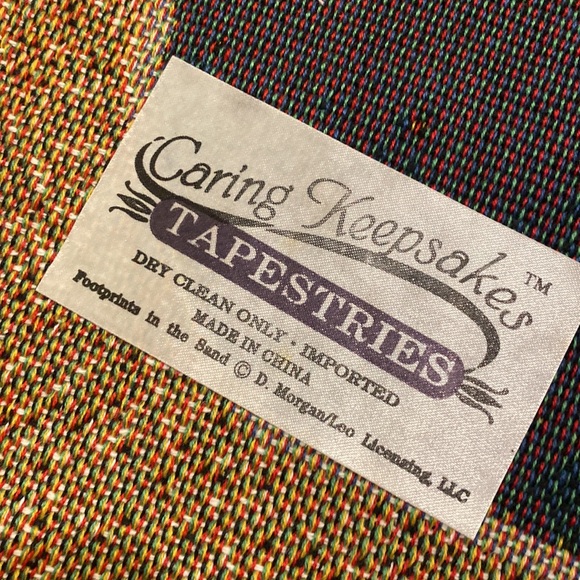 Scenic Throw “Foot prints in the sand” - Picture 6 of 6